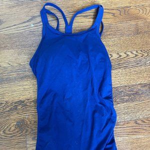 Fabletics navy blue workout tank top